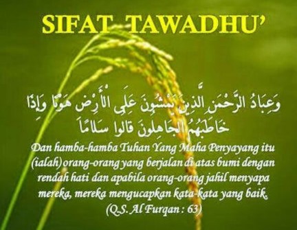 the meaning of tawadhu
